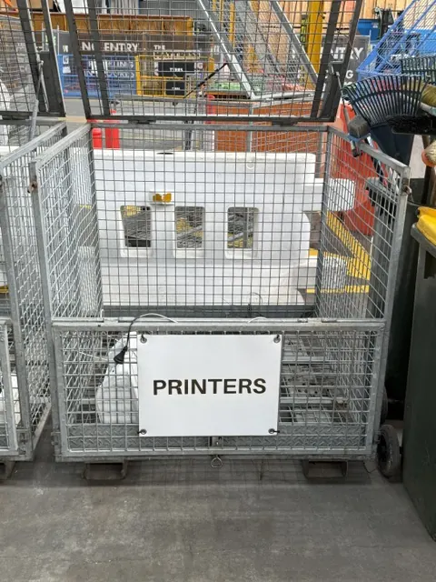 The printers cage